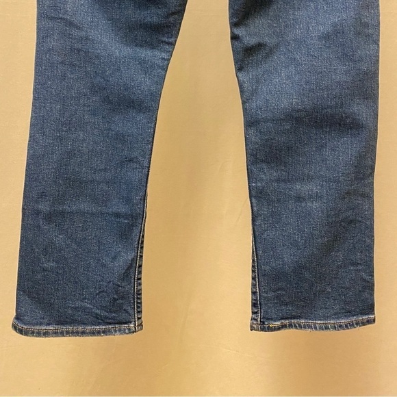 Levi’s 32 (14/15) Wedgie Straight Jeans Button Fly Stretch Womens High Rise - Picture 9 of 16